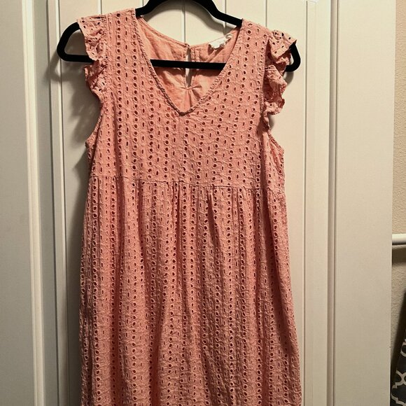 Cotton Eyelet Dress - Picture 1 of 4